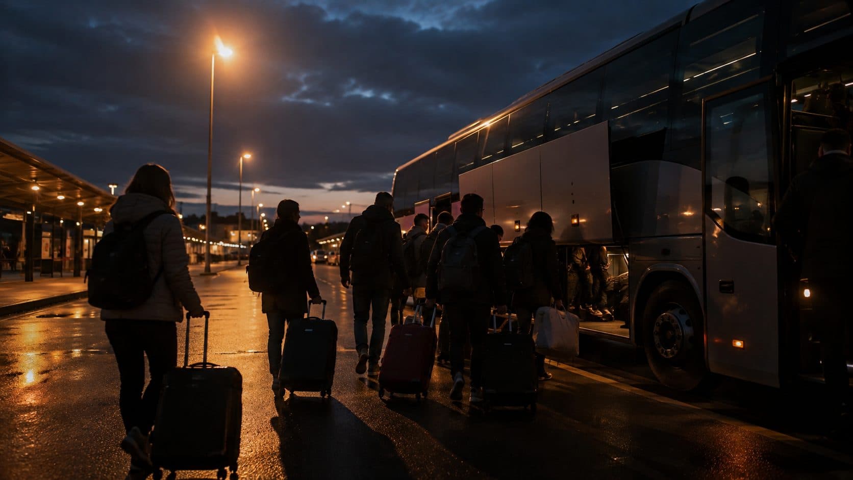 Groupe de voyageurs